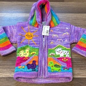 NET Mexicali Blues kids nature scene sweater